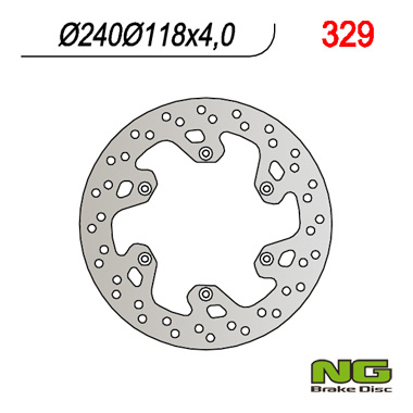 Hinterradbremsscheibe 240x118x4 Suzuki Rm 125/250 '99-'10, Drz400sm '04-'10
