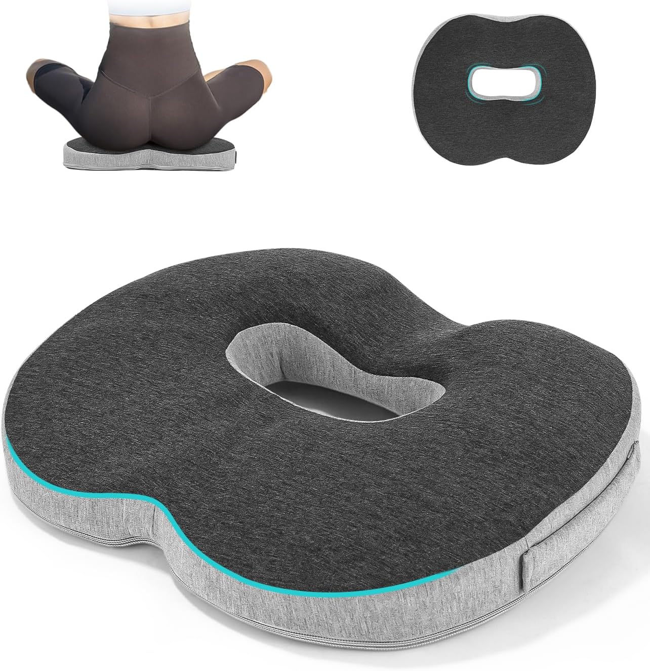 Coussin De Siège Orthopédique, Coussin De Siège Ergonomique, Coussin Anti-escarres, Coussin Pour Hémorroïdes, Coussin Pour Coccyx, En Mousse À Mémoire De Forme, Coussin Pour Coccyx Pour Voiture, Canap