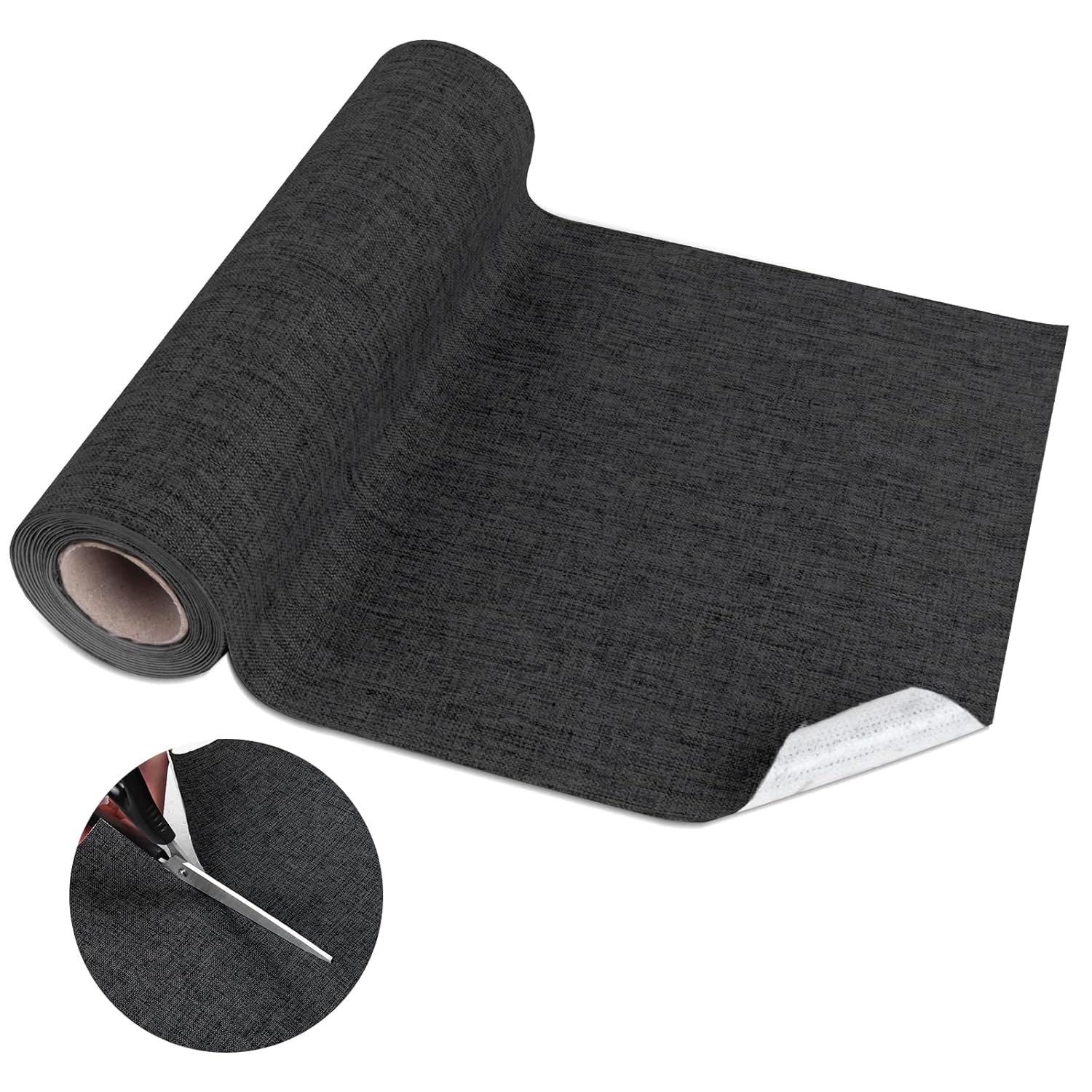 Patchs En Tissu Auto-adhésifs, 20 Cm X 2 M, Patchs En Lin, Kit De Réparation Auto-adhésif Pour Sièges Auto, Patchs En Tissu, Idéal Pour Canapés, Sièges Auto, Meubles, Rideaux