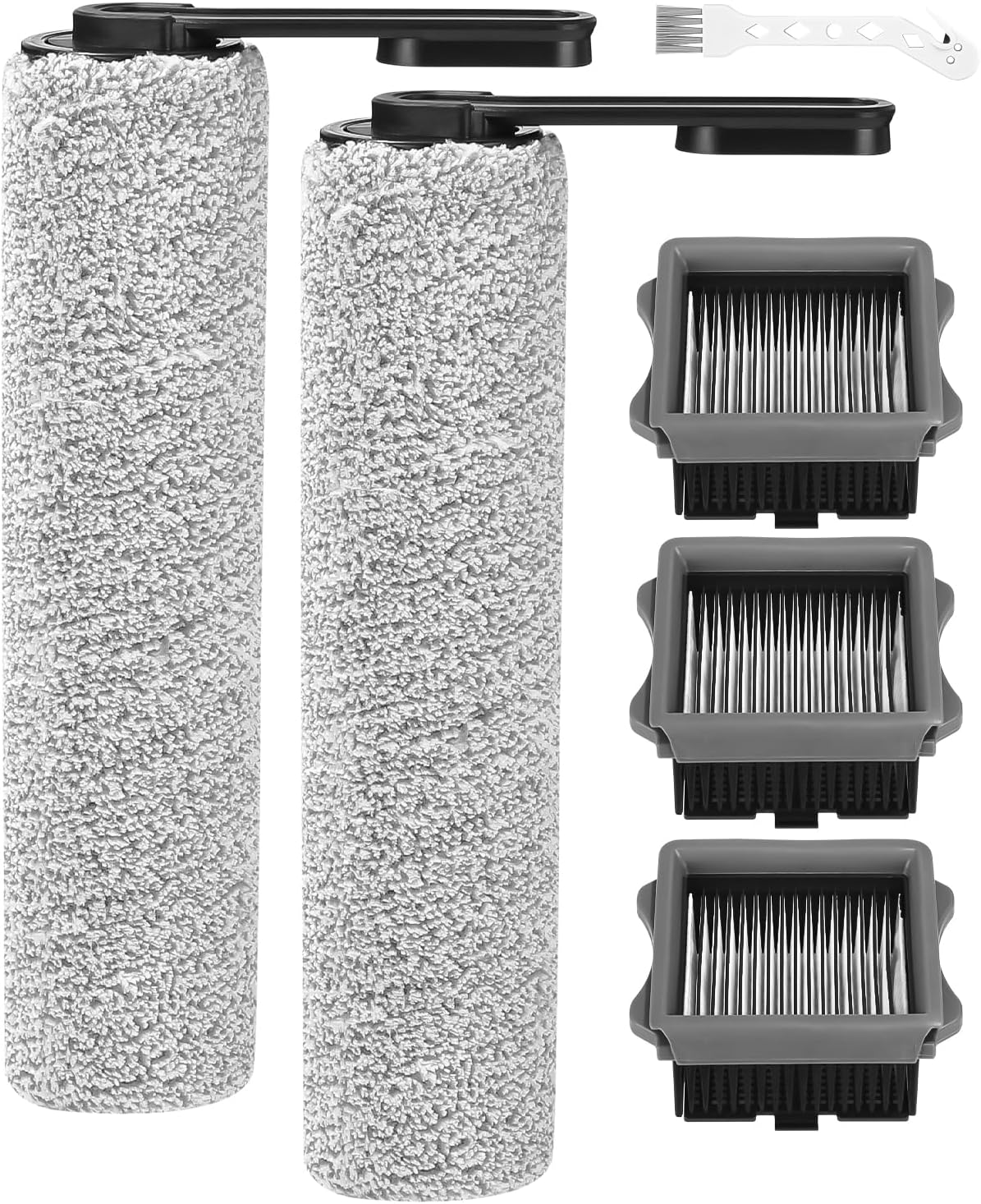 Ensemble D'Accessoires De 6 Pièces Pour Tineco Floor One S5/s5 Pro/s5 Pro 2/s5 Extreme, Brosses Et Filtres De Rechange, Pièces Détachées Pour Aspirateurs Eau Et Poussière (non Disponible Pour Le S5 Co