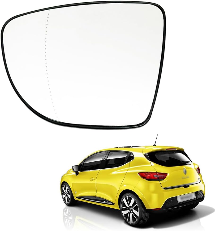 Verre De Rétroviseur Extérieur Gauche, Remplacement De Verre De Rétroviseur Extérieur, Verre De Rétroviseur Extérieur Gauche Chauffant, Compatible Avec Renault Clio 4 Captur Zoe 2013-2020