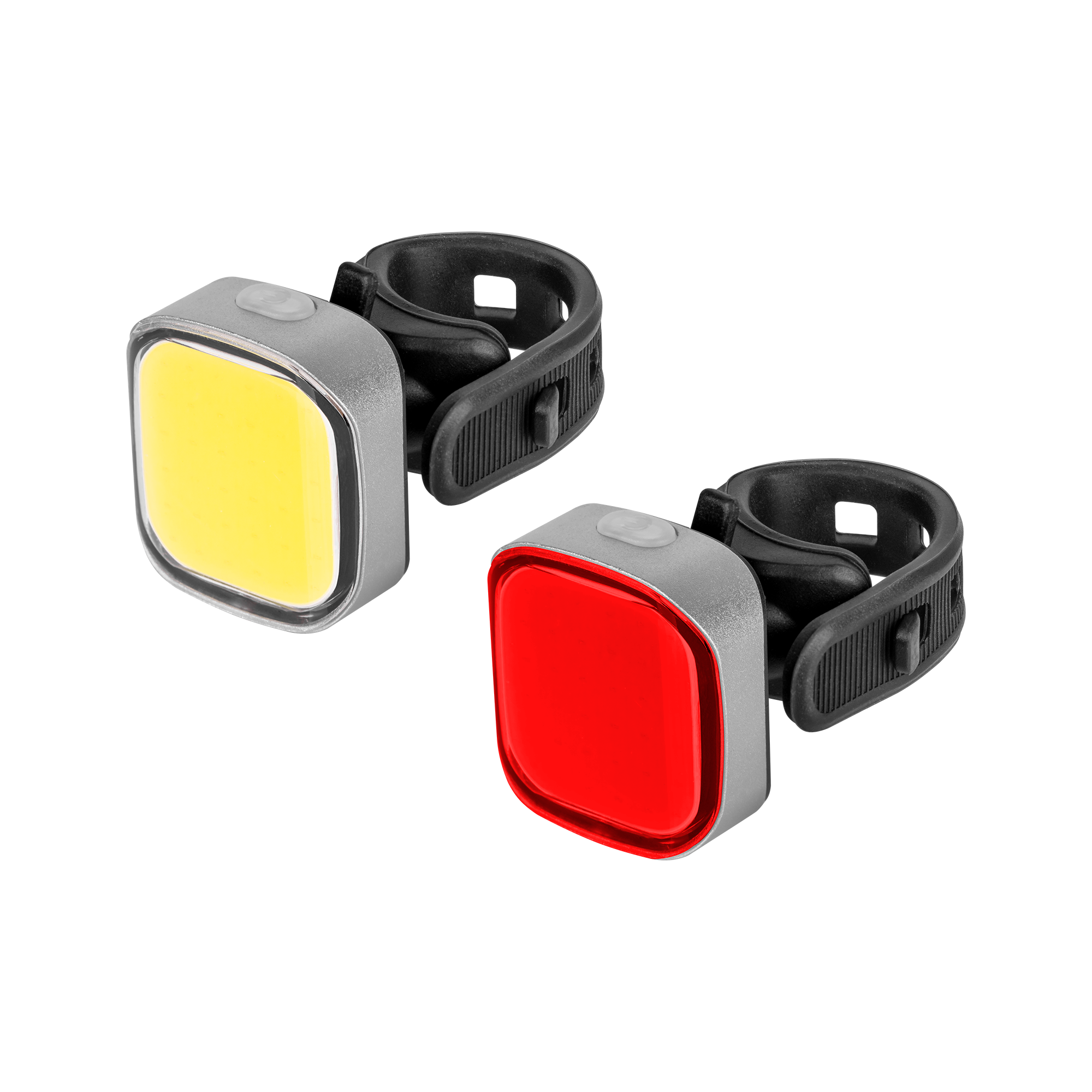 Rebel Fahrradlampen-set (vorne/hinten) Mit Leistungsstarkem Akku