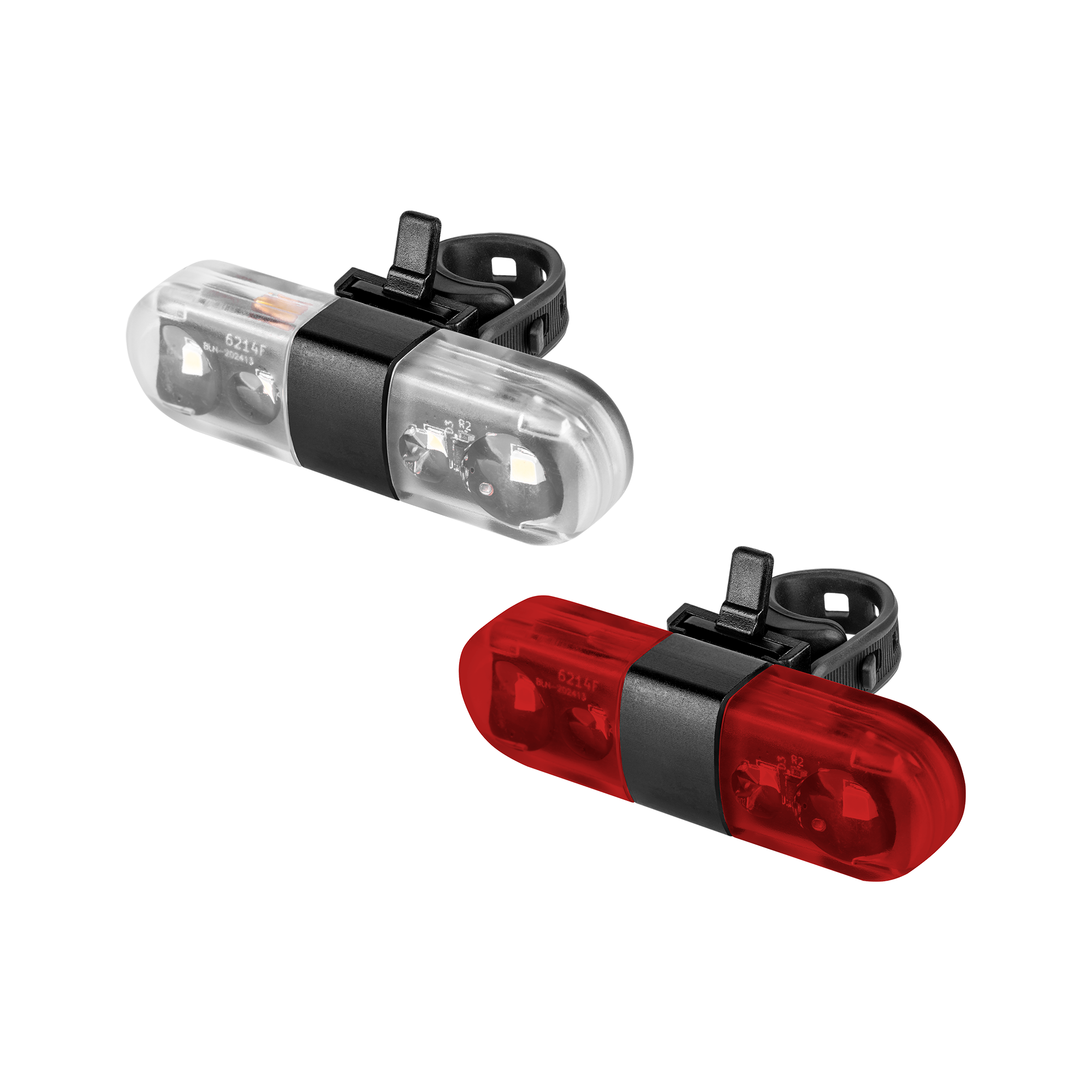 Rebel Led Usb Rück- Und Vorderlicht Für Fahrräder, 2 Stück