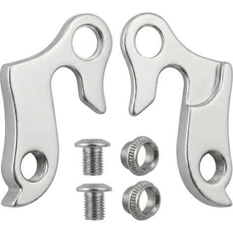 Set Aus 2 Schaltaugen Mit Muttern, Aluminium-federungsadapter, Für Rennräder Und Mountainbikes