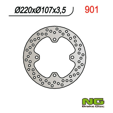 Vorderradbremsscheibe Für Yamaha Grizzly 660 (01-04), 220 Mm, 4-loch