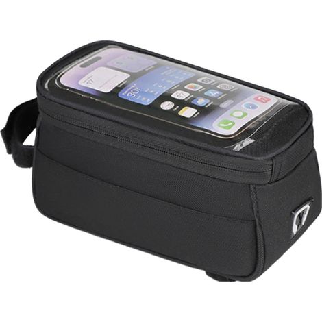 Fahrradtasche, Rahmentasche, Wasserdichte Halterung, Rahmen, Oberrohr, Lenker, Zubehör, Tasche Mit Touchscreen, Kompatible Handys