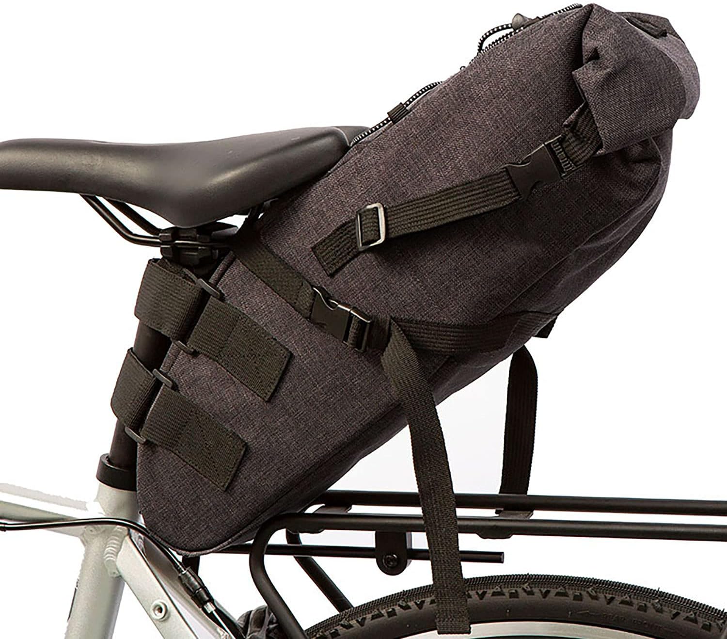 Wantalis Rahmentasche, Schwarze Fahrradtasche, 15 L