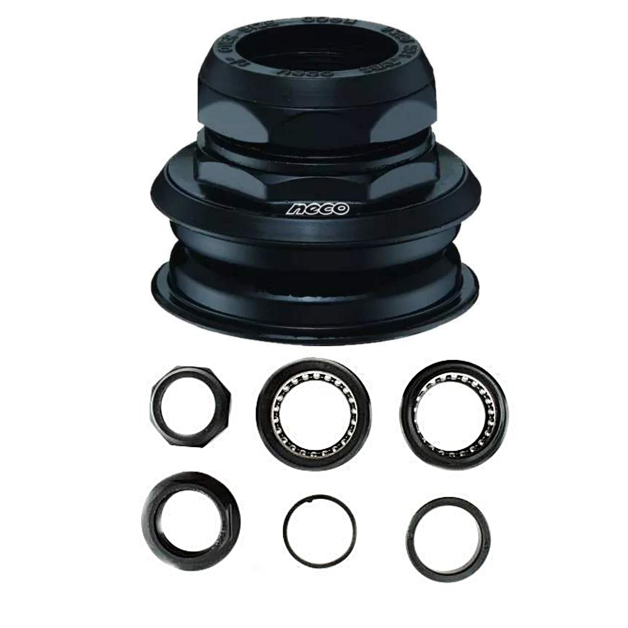 Neco Semi-integrated Classic H128 Schwarz 28,6 Mm Gewinde (wird Geprüft)