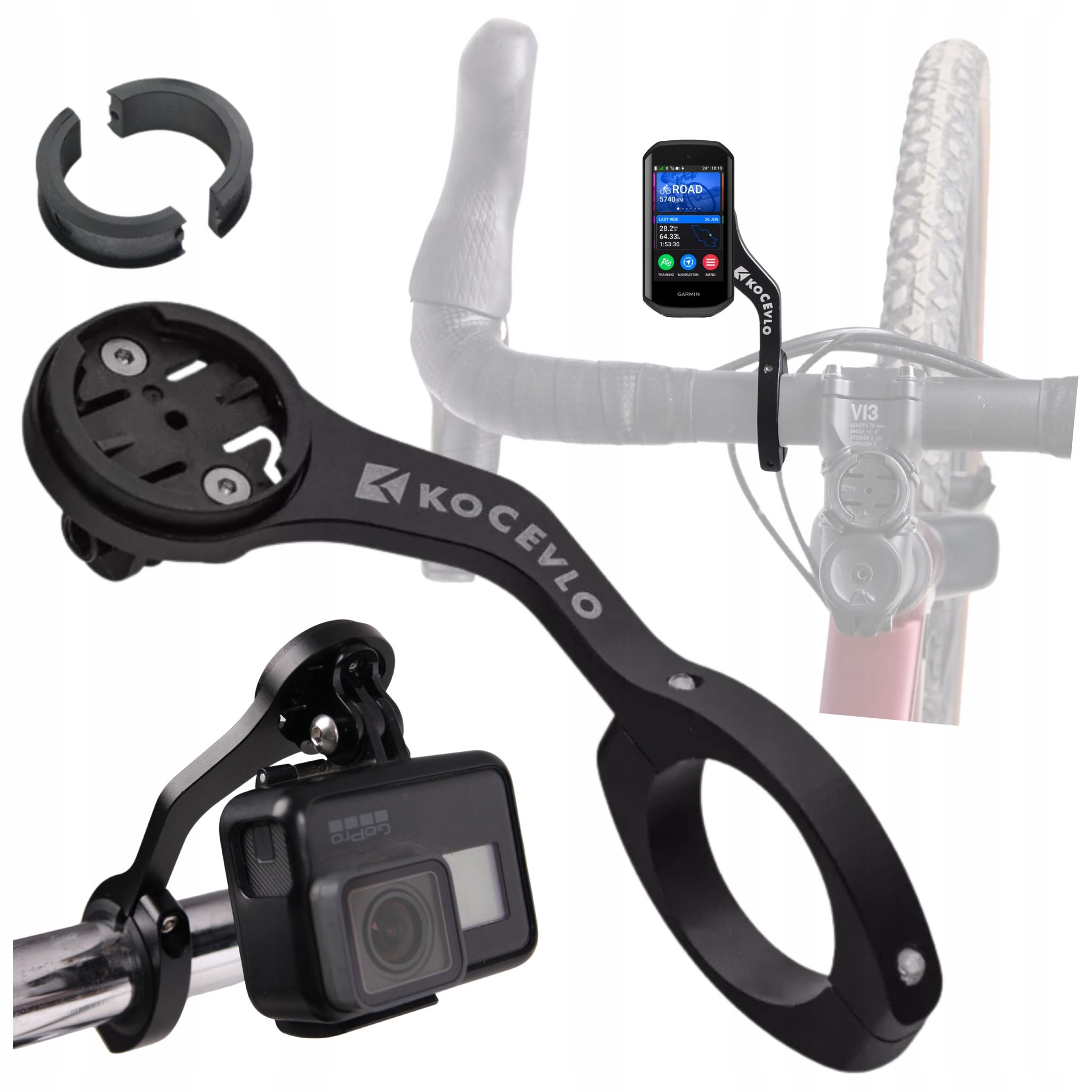Fahrradhalterung Für Garmin Cycplus Igpsport Computer, Gopro Universal-taschenlampe