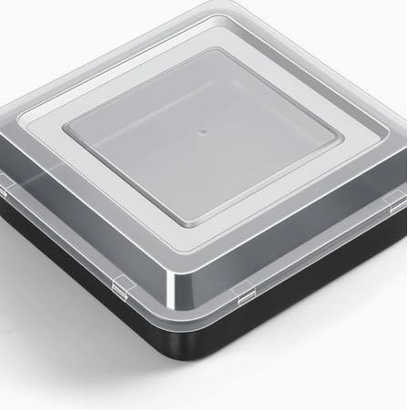 Plats À Four Carrés, Lot De 2, 16 X 16 X 5 Cm, En Acier Inoxydable, Moules À Gâteaux Sains Avec Revêtement Antiadhésif Et Couvercle, Plats À Brownies Carrés Pour Lasagnes, Gâteaux Et Gratins, Faciles