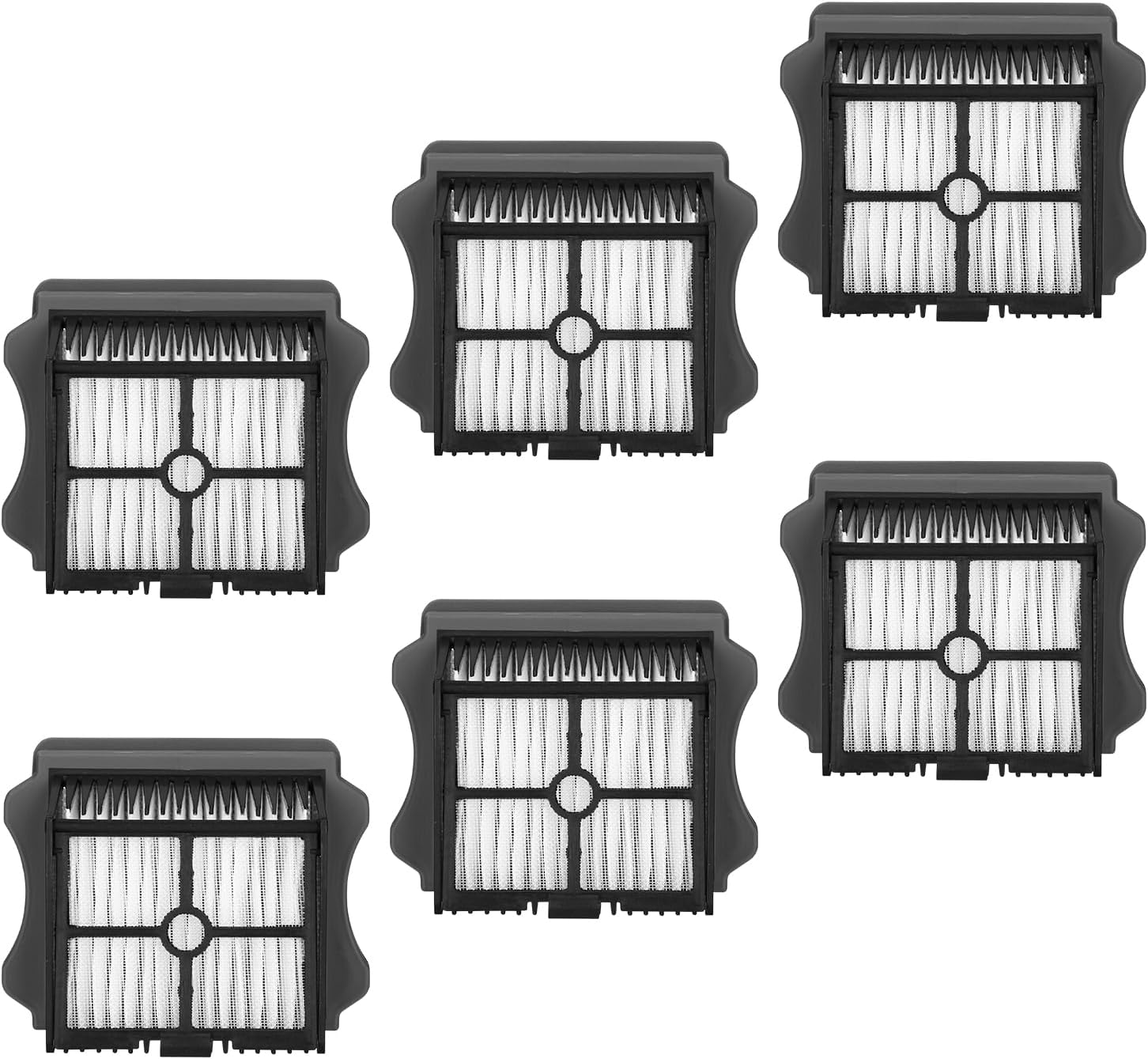 Lot De 6 Filtres Hepa, Compatibles Avec Les Accessoires Tineco Ifloor 3/floor One S3/floor One S5/s5 Pro/s5 Pro 2/s5 Extreme, Filtres Pour Tineco, Pièces Détachées Pour Aspirateurs Eau Et Poussière, P