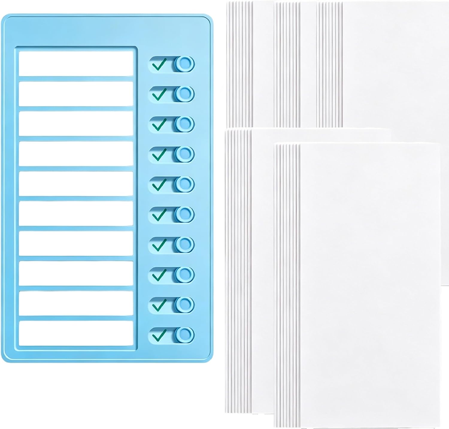 Tableau Mémo En Plastique, Bloc-notes Pour Usage Quotidien, Avec Feuilles Blanches Pour Les Tâches
