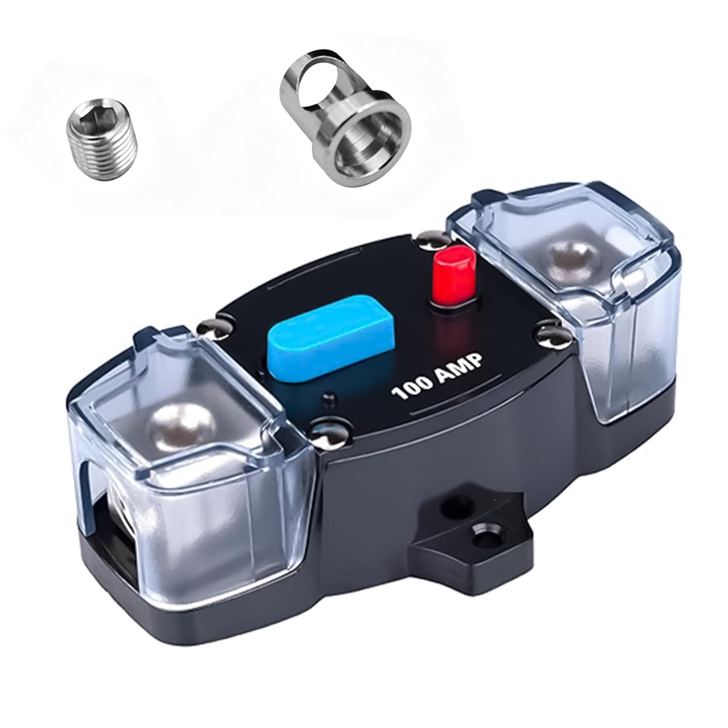 Disjoncteur 12-48 V 100 A, Déclencheur Pour Interrupteurs De Puissance Avec Réarmement Manuel, Disjoncteur En Ligne, Fusible, Interrupteur De Protection, Onduleur, Disjoncteur Cc Pour Bateau, Voiture,