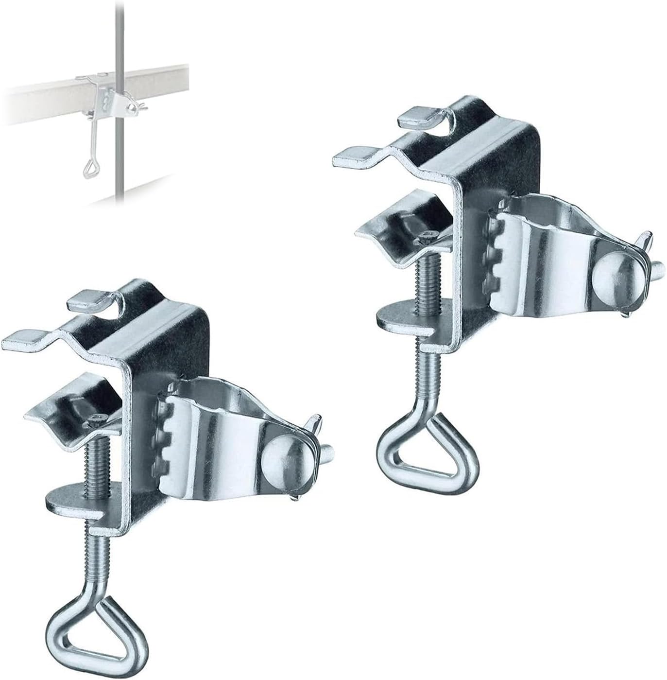 Support De Parasol Pour Balustrade De Balcon, Ø 19-32 Mm, Réglable Et Sans Perçage, En Acier Galvanisé, Compatible Avec Les Balustrades De Balcon, Les Parasols De Jardin, Les Tables Et Les Chaises.