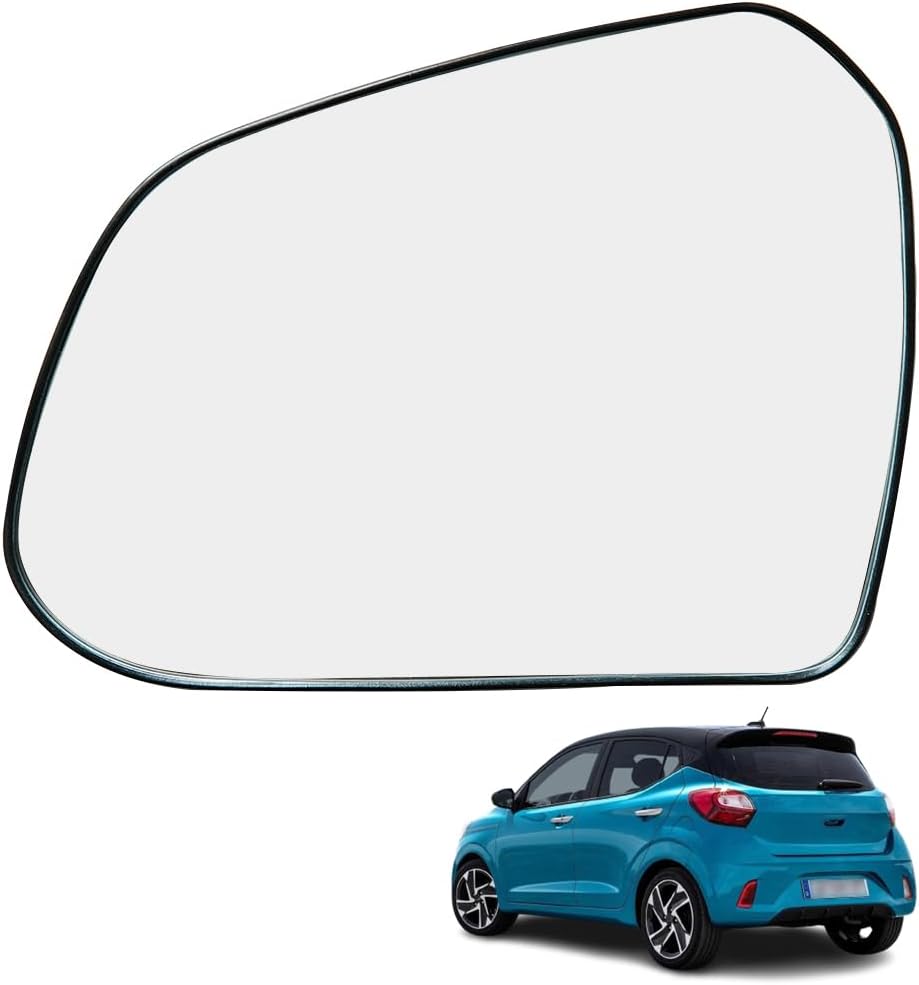 Rétroviseur Extérieur Gauche, Glace De Rétroviseur Extérieur De Remplacement, Glace De Rétroviseur Extérieur Gauche Chauffante, Compatible Avec Hyundai I10 2013-2019