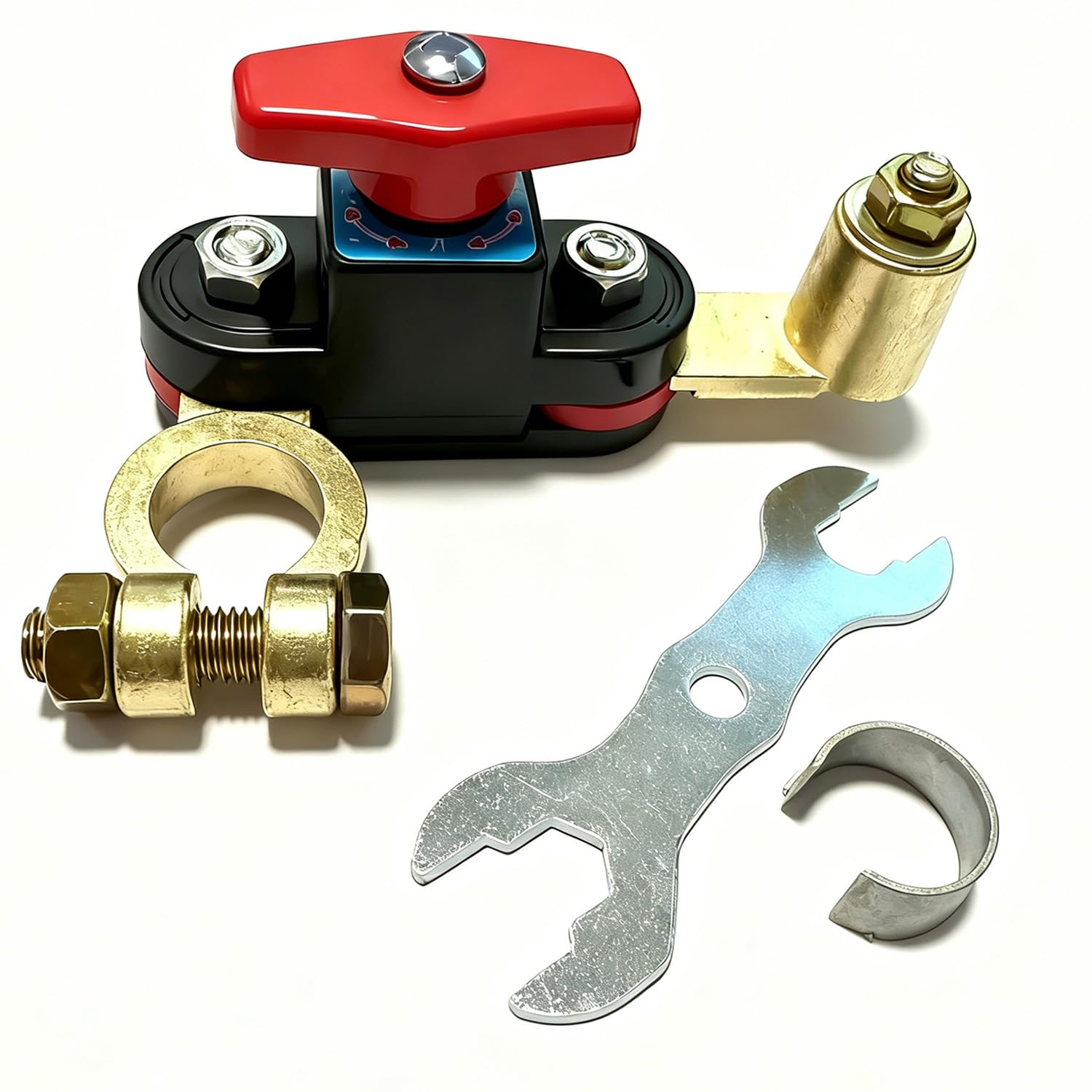 Interrupteur D'Arrêt D'Urgence Pour Batteries De Voiture 12-24 V, Coupe-batterie Réglable, En Cuivre Pur, Transmission Stable Et Haute Conductivité, Interrupteur Principal Pour Voitures, Camions, Bate