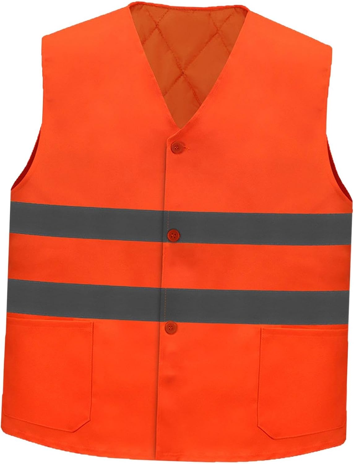 Gilet Réfléchissant – Vêtement De Travail – Pratique, Chaud Et Très Visible Pour Les Activités De Plein Air Telles Que La Randonnée, Le Vélo Et Le Travail