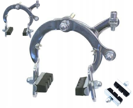 Stahlfelgenbremse Hinten 63-93 Mm Mit Bremsbelägen