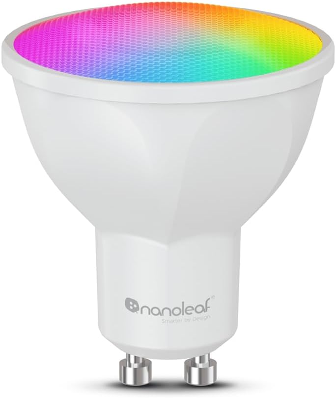 Matter Gu10 Led-lampe – 1 Stück – Rgbcw – Wlan/bluetooth – 400 Lumen – Kompatibel Mit Apple Alexa
