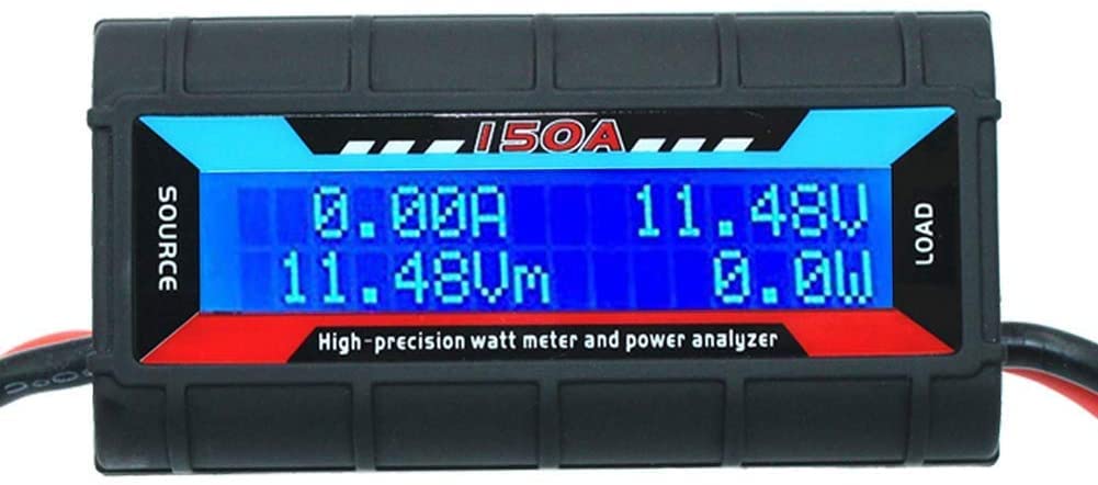 150a Leistungsanalysator Hochpräzises Rc-wattmeter Mit Digitaler Lcd-anzeige Für Spannung (v) Und Stromstärke (a)