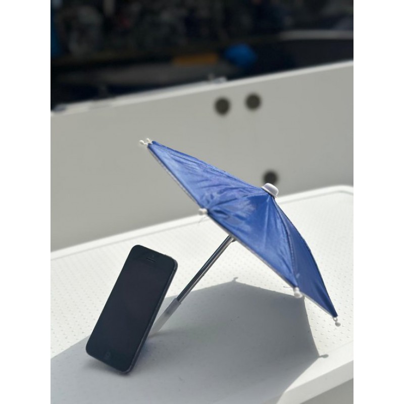 Blauer Handy-sonnenschirm Mit Saugnapf – Handy-sonnenschirm – Handyhalterung – Überhitzungsschutzschirm – Sonnenschutz Für Ihr Handy – Schirm Für Ihre Tasse, Schirm Für Ihr …