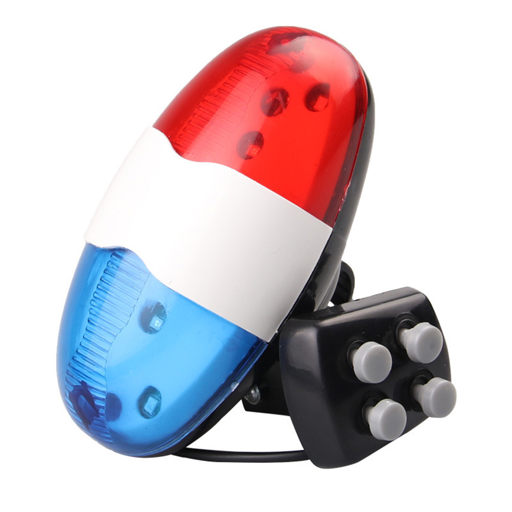 4-ton-hupe Mit 6 Leds Für Fahrräder, Led-beleuchtung, Elektronische Sirene, Zubehör Für Fahrräder, Roller Und Mountainbikes