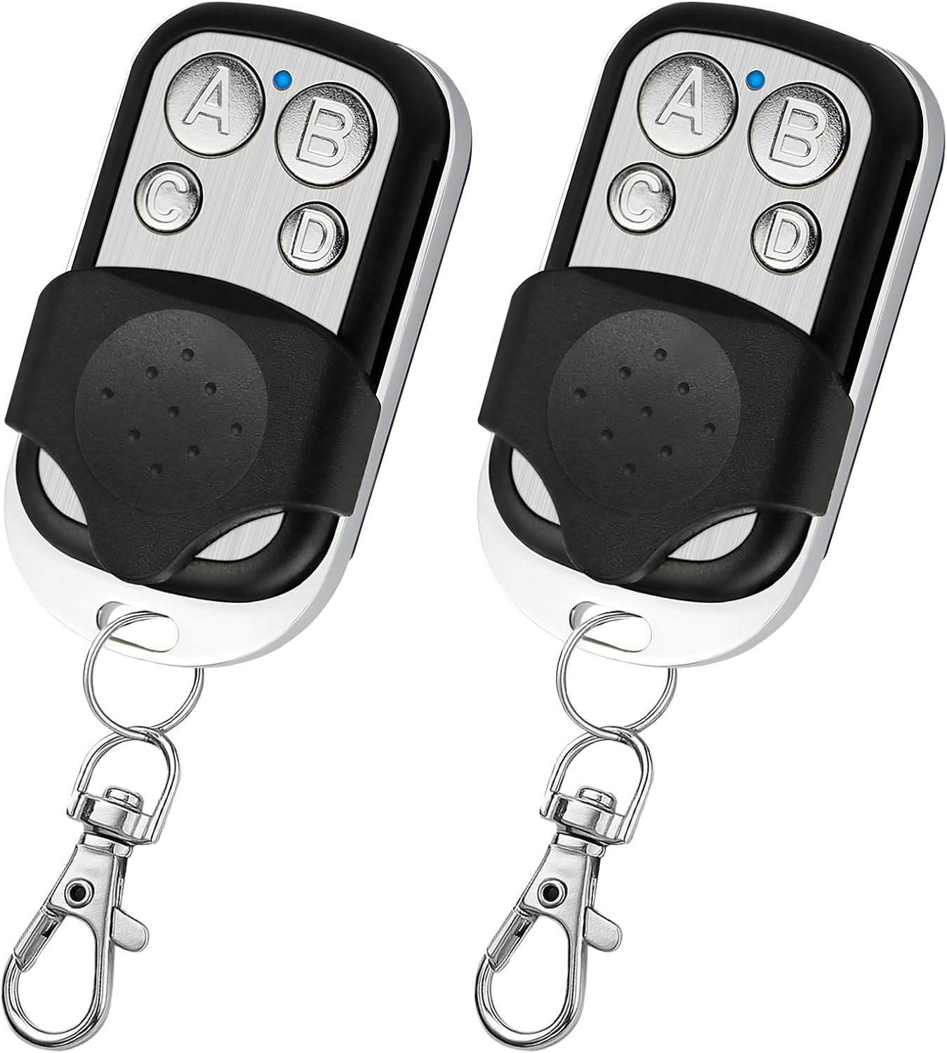 2-teilige Universal-torfernbedienung, 433,92 Mhz Rolling Fixed Code, Drahtlose Automatische Torfernbedienung Mit 4 Tasten Für Garagentore Und Pkws