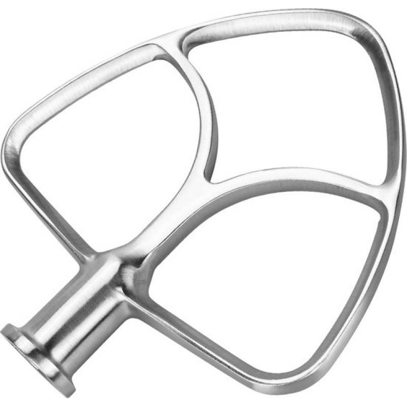 K45b Flachrührer Aus Edelstahl Für Kitchenaid Küchenmaschinen Mit Kippbarem Motorkopf (4,5 Bis 5 Liter, Artisan Und Classic Serie) – Küchenzubehör – Flachrührer Für Teig – Kompatibel