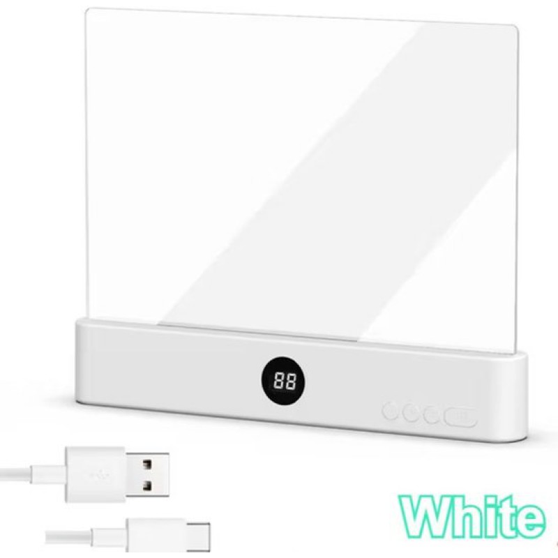 2-in-1 Led-leselampe Für Ganze Seiten – Usb-aufladbar – Einstellbare Farben – Nachttischlampe – Tragbares Leselesezeichen Mit Beleuchtung – Led-leselicht – Helle Leselampe