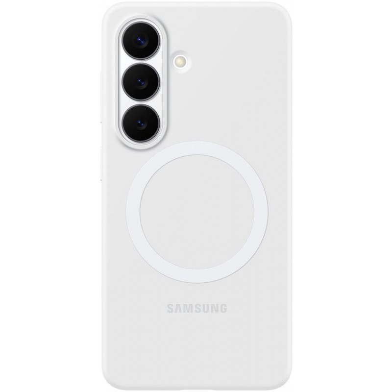 Schutzhülle Für Galaxy S26 – Magnetische Silikonhülle – Weiß