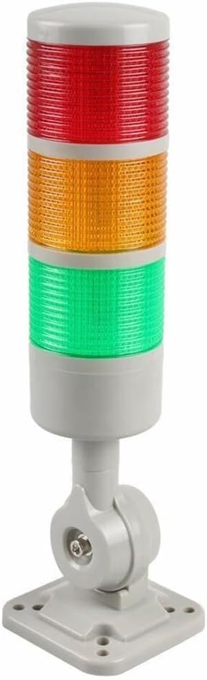 Signalturmlampe, Signalleuchten Für Industriemaschinen, Leuchtturmlampe Mit Drehbarem Sockel (3-stufig Mit Summer)