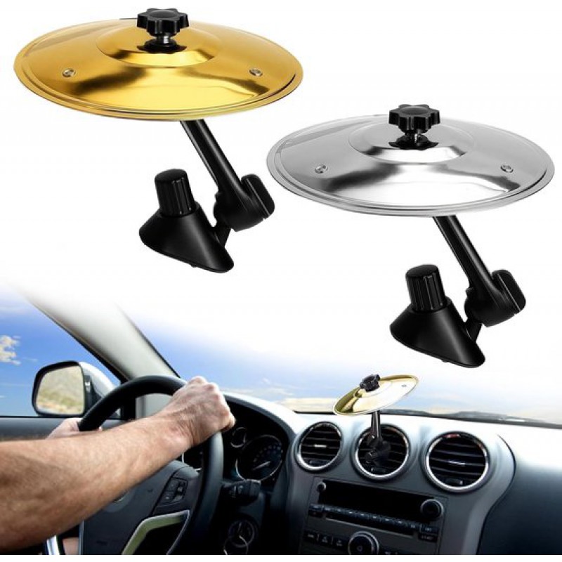 Set Mit 2 Auto-crash-becken – Auto-kratzbecken – Auto-lüftungsbecken – Mini-auto-becken – Verwandeln Sie Ihr Auto In Ein Tragbares Schlagzeug – Einfache Installation