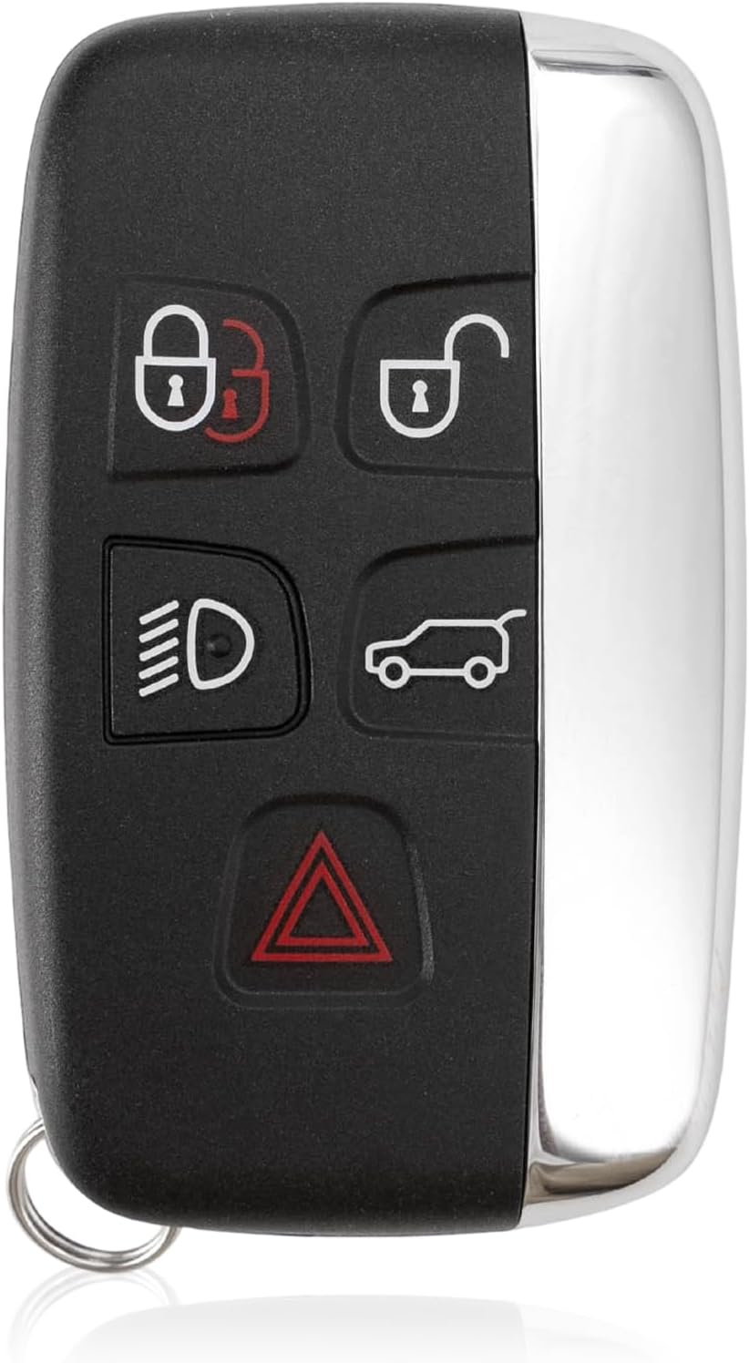Fernbedienungsgehäuse Für Land Rover Discovery 4 Freelander, 5-tasten-autoschlüsselgehäuse, Ersatz-klappschlüsselgehäuse Für Jaguar Xe Xfl Evoque