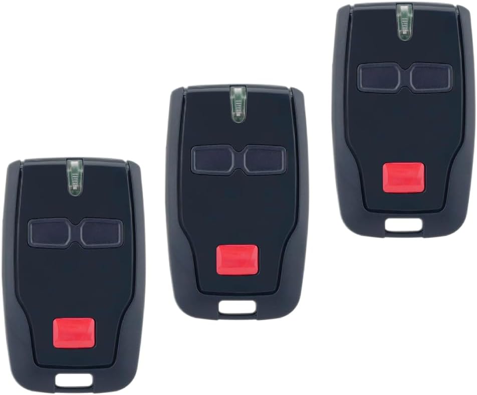Set Mit 3 Garagentor-fernbedienungen Für Bft Mitto 2, 433 Mhz, 2-tasten-bft-fernbedienung, Kompatibel Mit Garagentoren