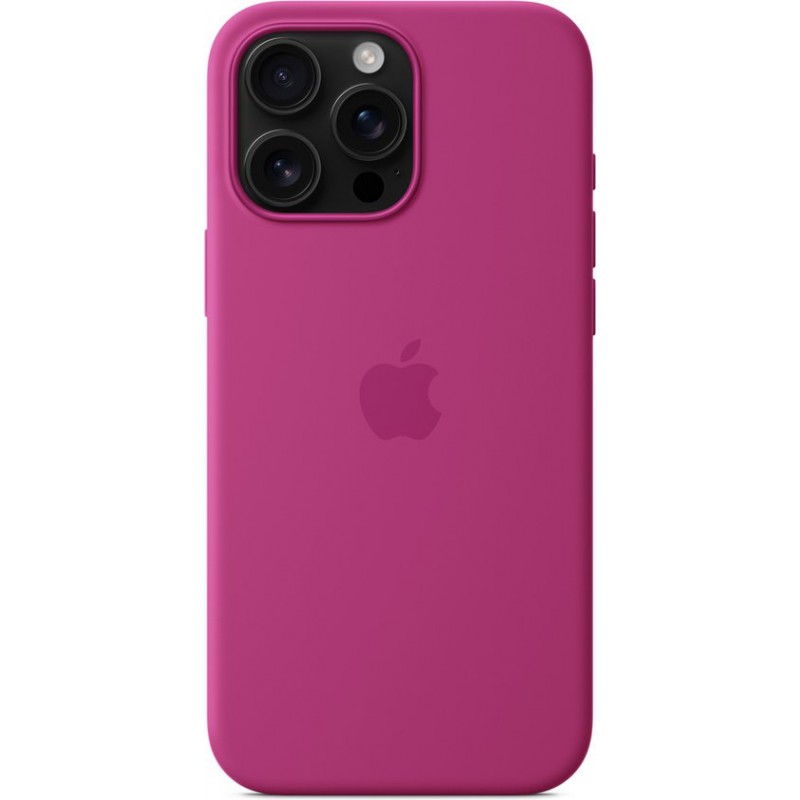 Magsafe Silikonhülle Für Iphone 16 Pro Max – Fuchsia