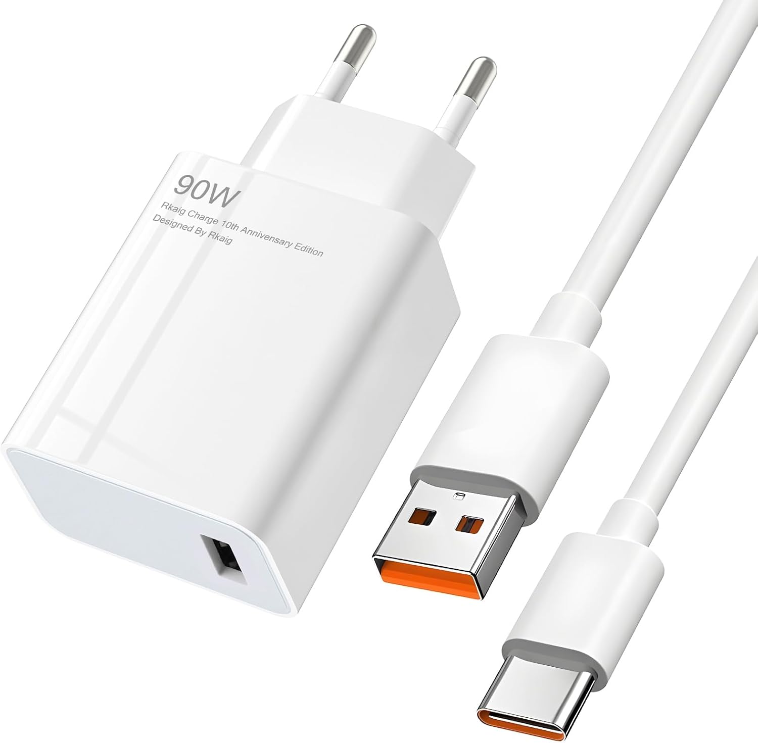 33-watt-usb-schnellladegerät Mit 6-a-usb-c-kabel Für Xiaomi Redmi Note 13/12/11/11s/9/10/11 Pro/12 Pro/13 Pro, Xiaomi 10t/11 Lite/10/10 Lite/10t Lite/11, Poco X6/x3/f3/x5/m5/f2 Pro (33 Watt)