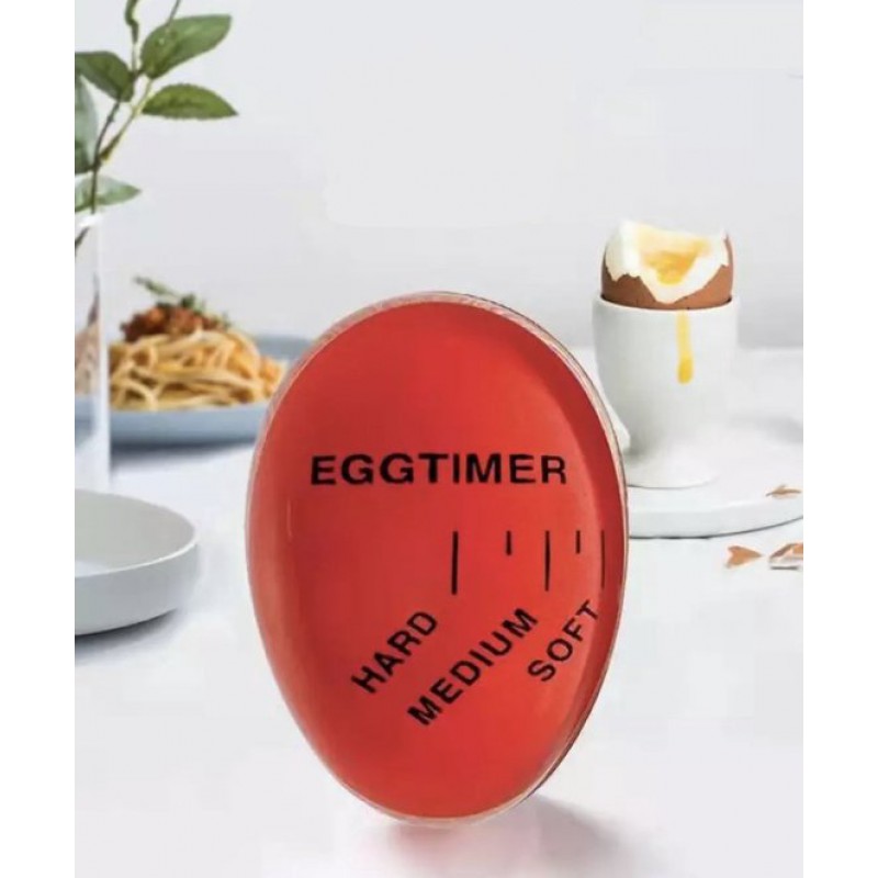 - 2 Stück - Eieruhr - Küchentimer - Eierkocher - Eieruhr - Rot - Farbwechsel