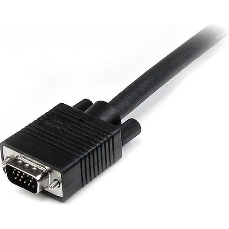 Startech.com Mxtmmhq2m – Hd15-zu-hd15-monitorkabel (stecker/stecker) – Vga-kabel – 2 M – Winkelstecker – Schwarz