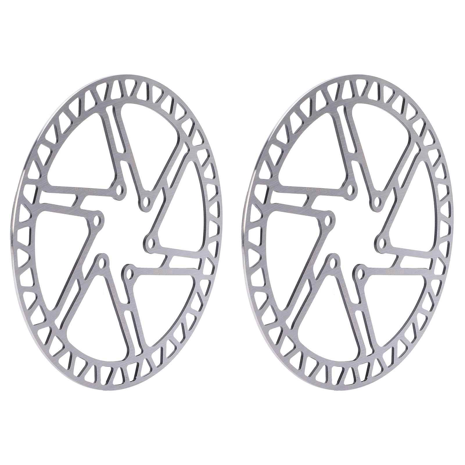 Verschleißfeste Fahrradbremsscheibe, 160 Mm, Für Mountainbikes, Mit Bremsbelag Und Schraube.