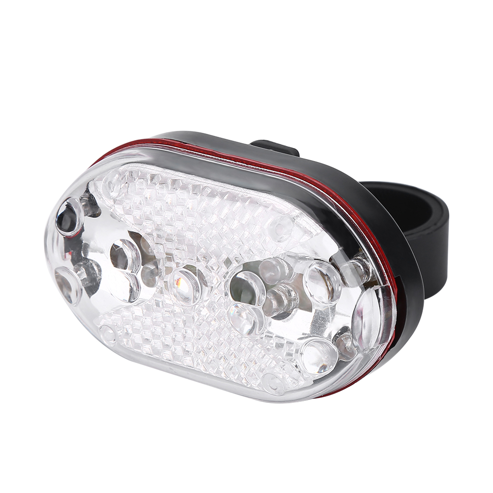 Led-rücklicht Für Den Außenbereich, Rotes (weißes) Sicherheitslicht Für Fahrräder.