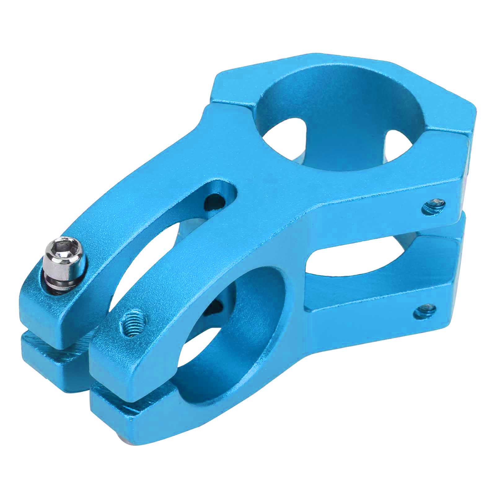 Lunje 31,8 X 45 Mm Mountainbike-vorbau, Hohler Aluminium-vorbau, Kurzer Riser, Blau