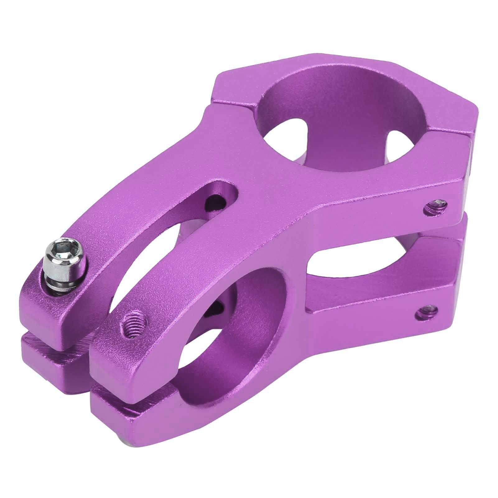 Lunje 31,8 X 45 Mm Mountainbike-vorbau, Hohler Aluminium-vorbau, Kurzer Riser, Lila