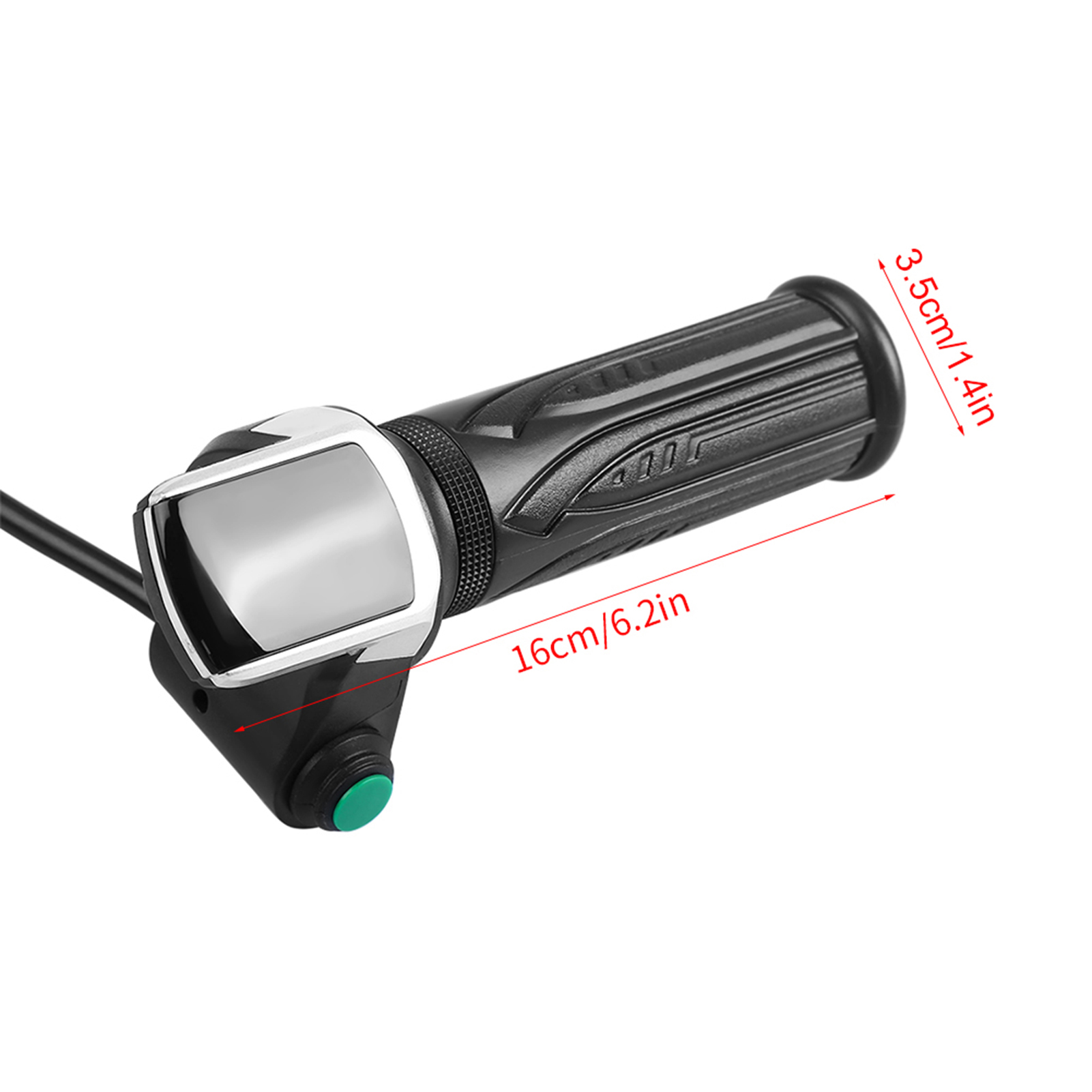 Paar Wasserdichte Lenkergriffe Mit Lcd-bildschirm Für Elektroautos, Fahrräder Und Roller (48v)
