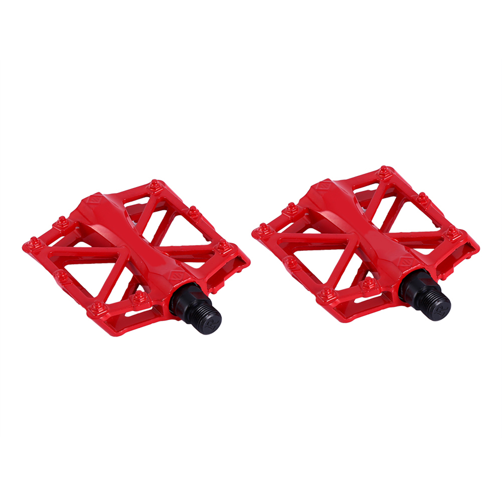 Paar Mountainbike-pedale Aus Aluminiumlegierung Mit Abgedichteten Lagern (rot)