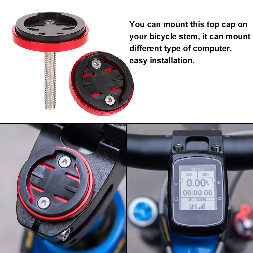 Computer-/stoppuhrhalterung Für Garmin/bryton/cateye Fahrradvorbau (rot)