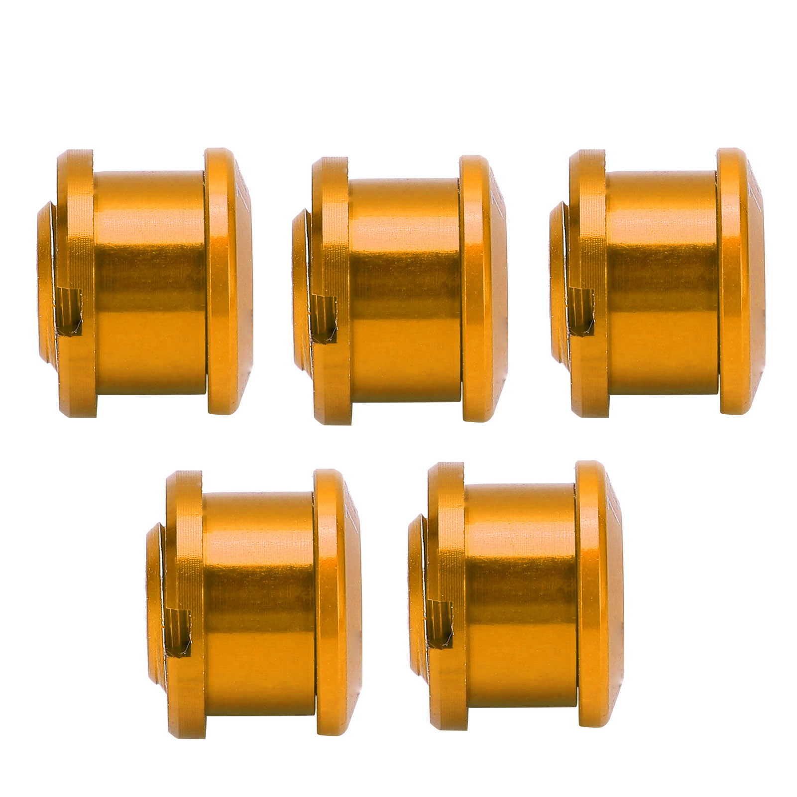 Satz Mit 5 Einzelnen Kettenblattschrauben Aus Aluminiumlegierung Für Mountainbikes, Goldfarben.
