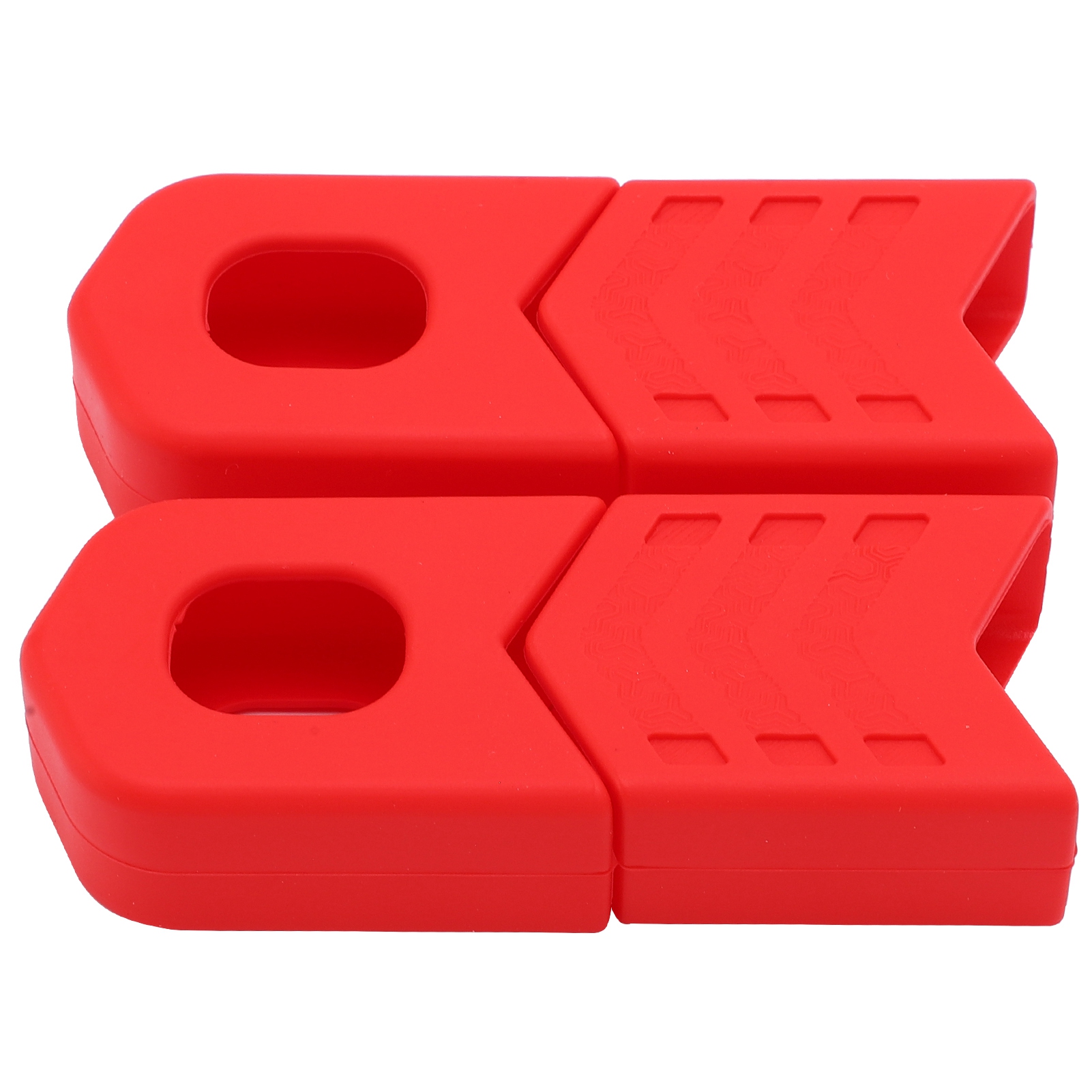 Set Mit 4 Silikon-kurbelschützern Für Dh Fr Am Xc Bikes (rot)