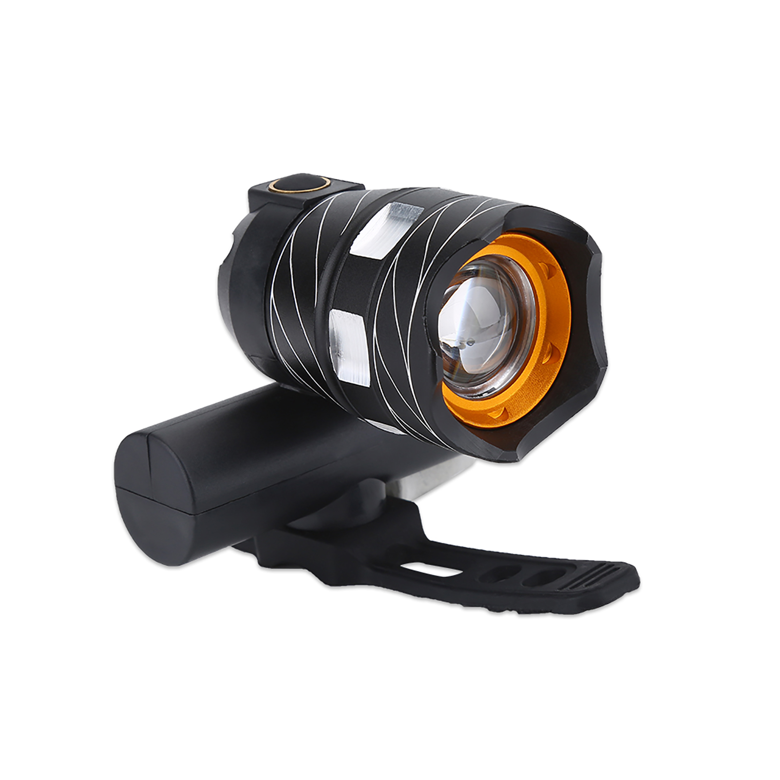 Usb-wiederaufladbare Fahrradlampe, Wasserdicht, Frontlicht Für Fahrradlenker, Fahrradsicherheitslicht