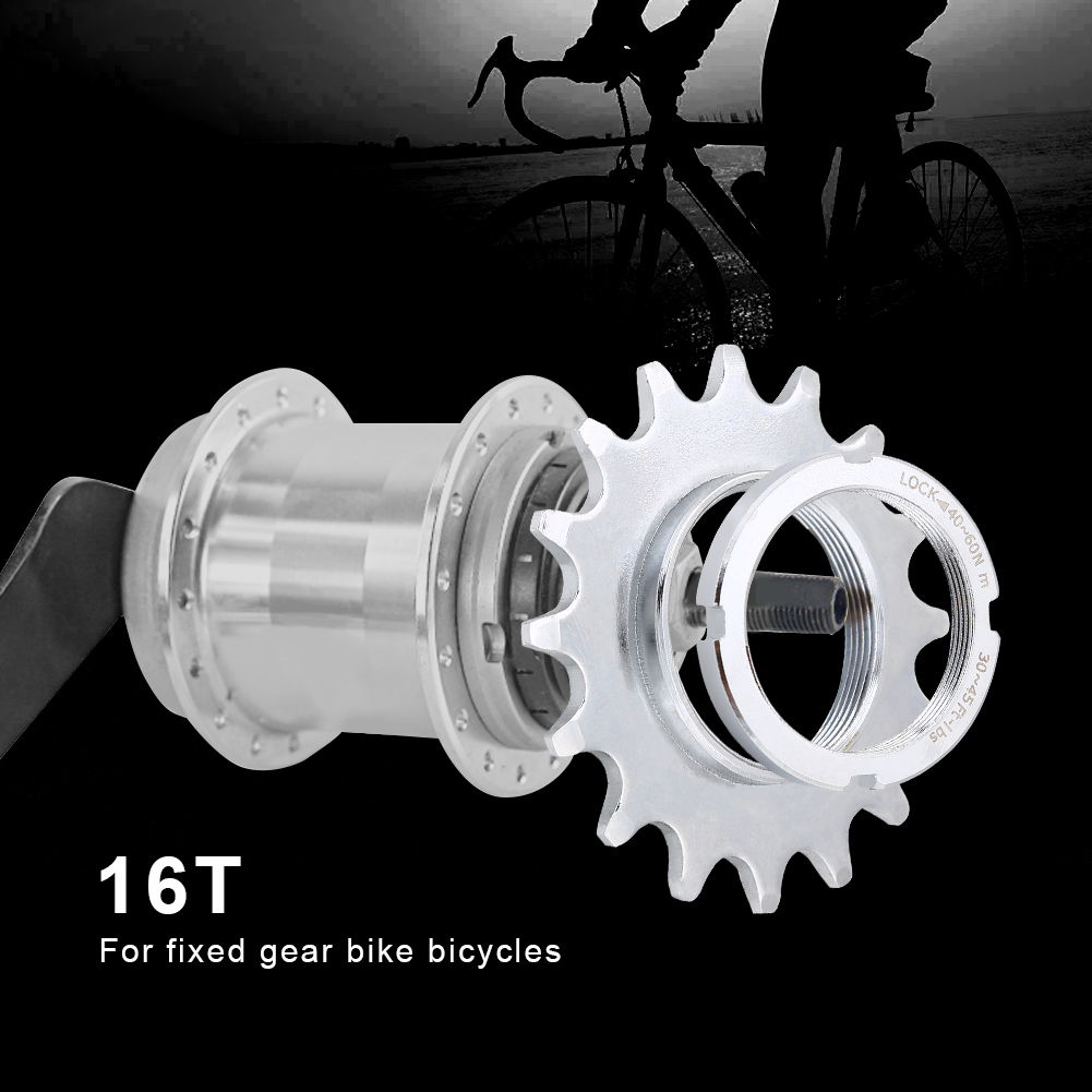 Robuste Stahl-ritzel Für Singlespeed-fahrräder Mit Starrgang (16 Zähne)