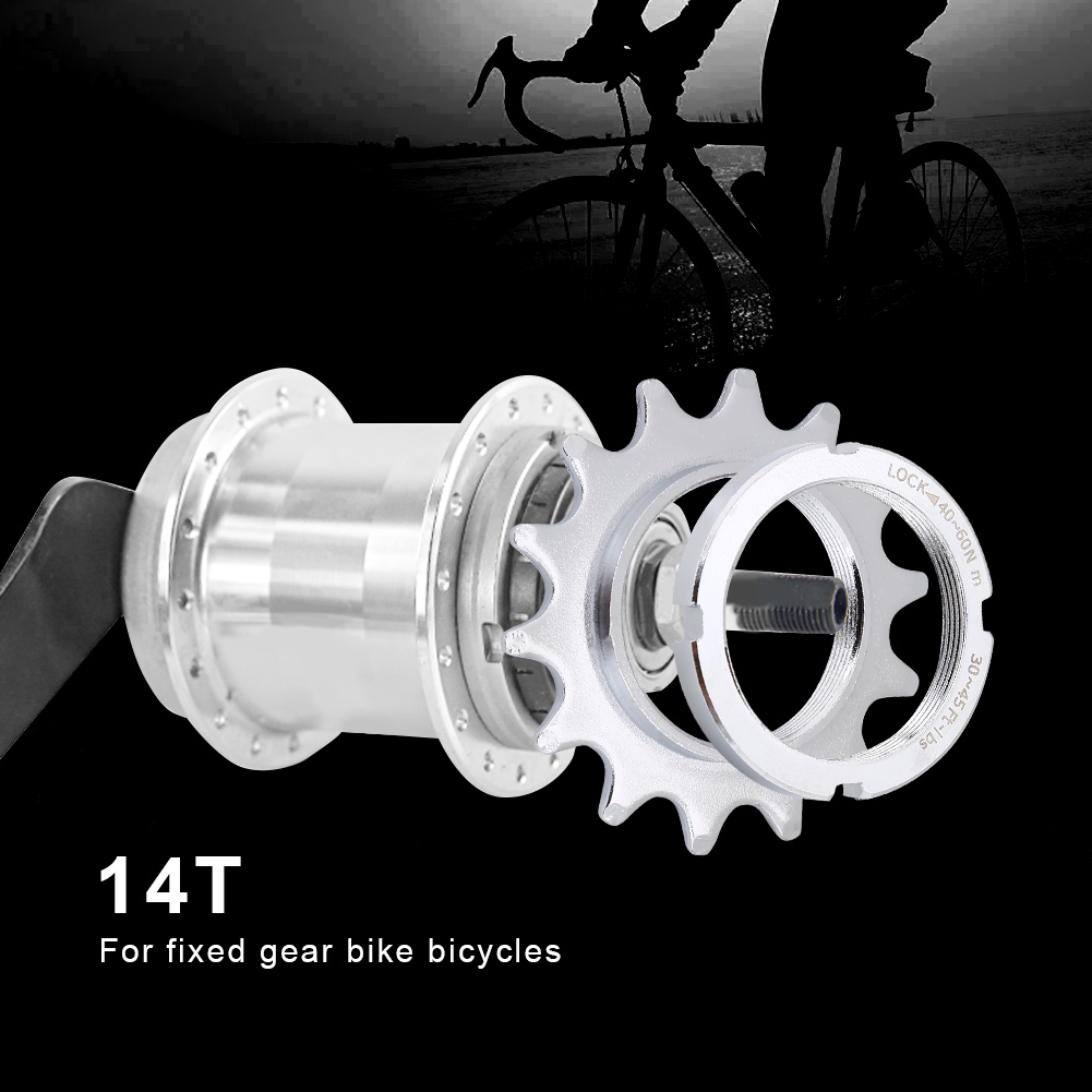 Robuste Stahl-ritzel Für Singlespeed-fahrräder Mit Starrgang (14 Zähne)